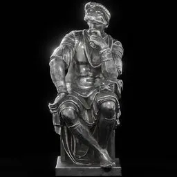 statue of Steel Lorenzo de medici