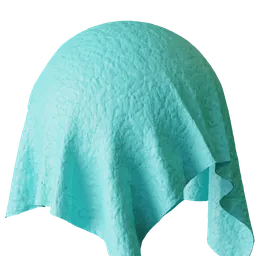 Teal Creased Leather