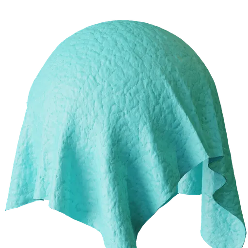 Teal Creased Leather