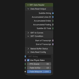 SRT Data Reader