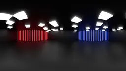 Red & Blue Neon Sci-Fi Studio Lighting