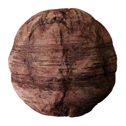 Rugged Rock Strata Surface