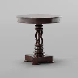 Solid Wood End Table