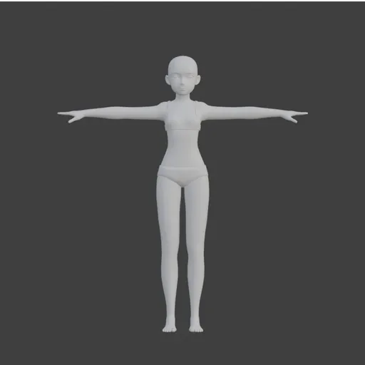 Female Base Mesh  Clean Topology