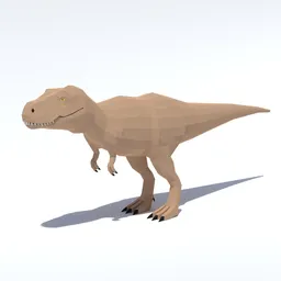Low Poly Tyrannosaurus T-Rex