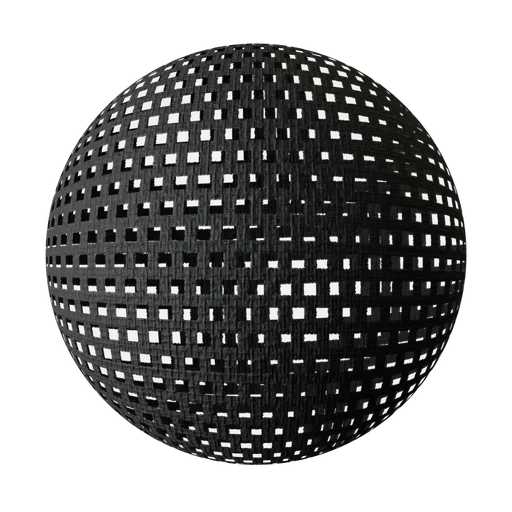 Dark Perforated Fabric