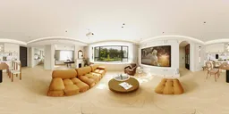 White  Cozy Living Room