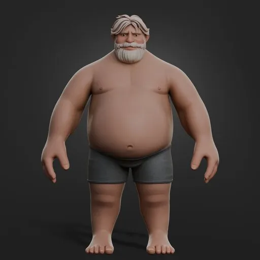 Stylized Fat Character