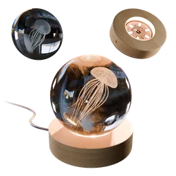 Hologram Crystal Ball Light