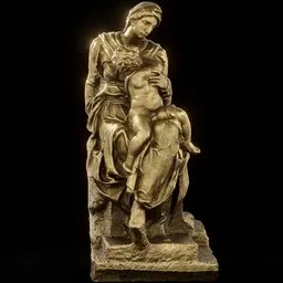 statue of Brass Medici madonna