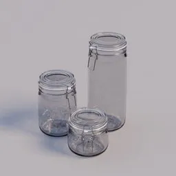 set of Jars empty