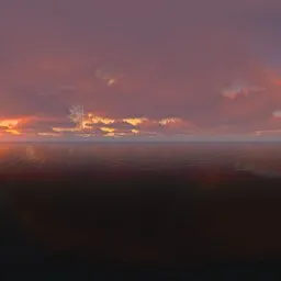 Cloudy Sunset HDRI