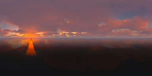 Cloudy Sunset HDRI