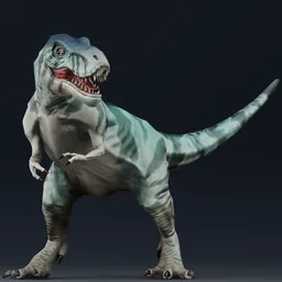 T rex Rigged