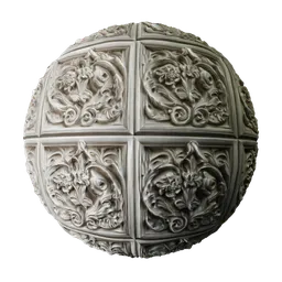 Detailed 2K PBR relief texture for 3D modeling, compatible with Blender and other 3D software.