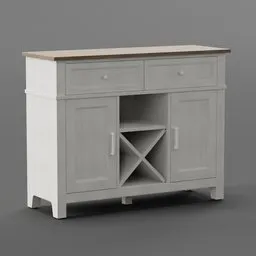 Sideboard With Wine Bottle Storage