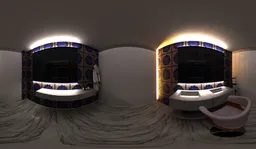 Luxury Blue Tile Bathroom