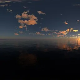 Bluesea Evening Highsky Cloud