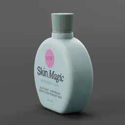 Realistic Moisturizing Lotion Bottle