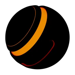 Glowing Metal Surface