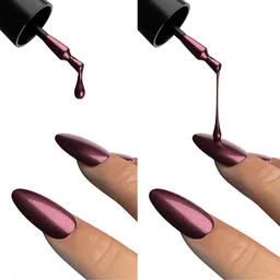 Nail paint drop animation