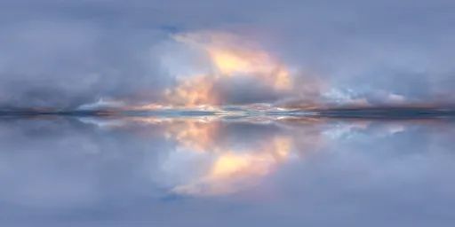Infinite Real Sky - Cloudy Sunrise