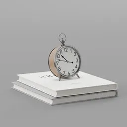 Alarm Clock with Books
