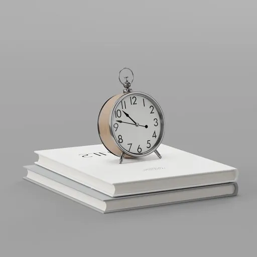 Alarm Clock with Books