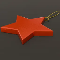 Christmas Star Red