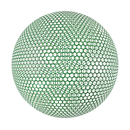 Green Hexagonal Plastic Net