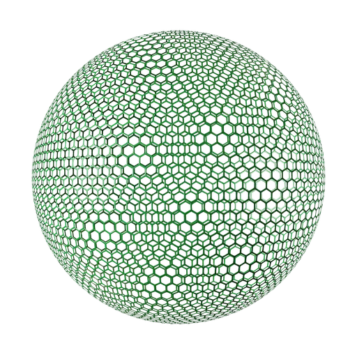 Green Hexagonal Plastic Net