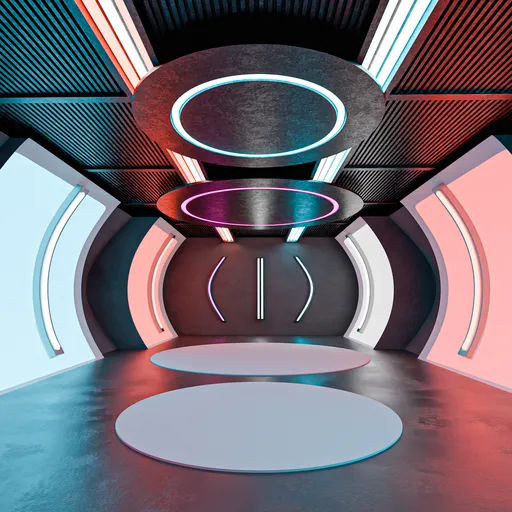 Neon Studio Stage
