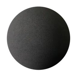 Dark Charcoal Woven Fabric PBR