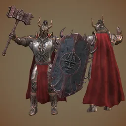 Dark Knight Warlord -gameready