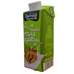 Realistic 3D model of a flavored milk carton with high-quality PBR textures, suitable for Blender rendering.