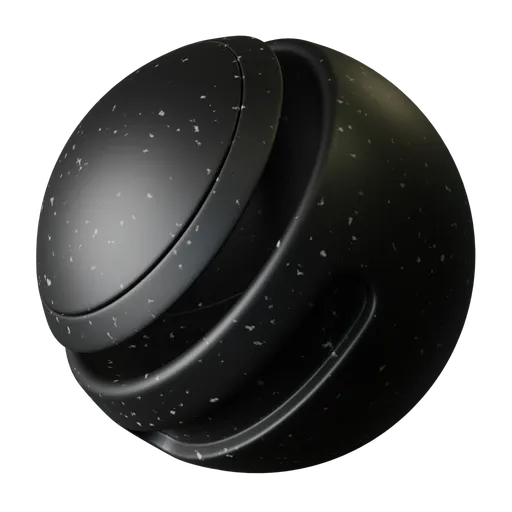 Recycled resource  black plastic