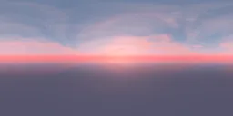 Colorful Pink Sunset Sky