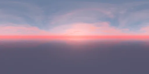 Colorful Pink Sunset Sky