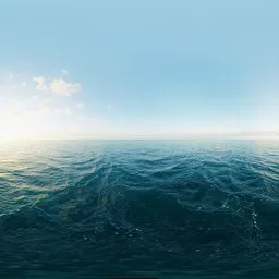 Ocean Horizon Sunrise HDRI