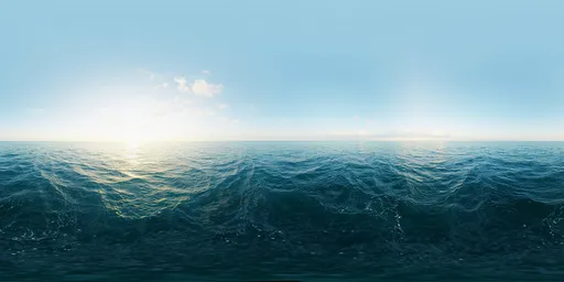 Ocean Horizon Sunrise HDRI