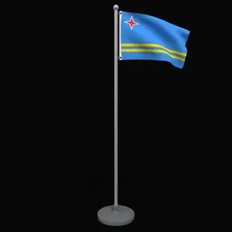 Animated Flag of Aruba