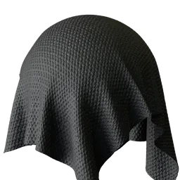 Black Braided Fabric