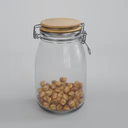 Chickpeas Jar - Realistic Kitchen