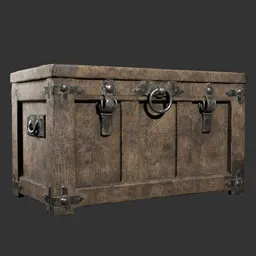Medival wooden chest