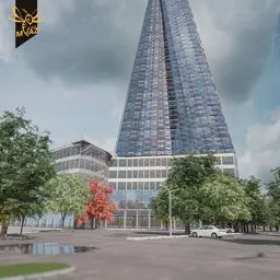 Iconic Skyscraper | ArchViz Scene