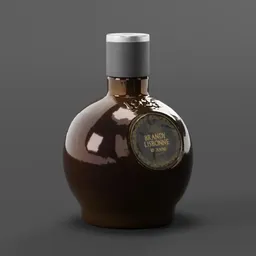 Vintage Brandy Bottle