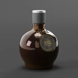 Vintage Brandy Bottle
