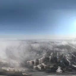 Highsky building fog clouds