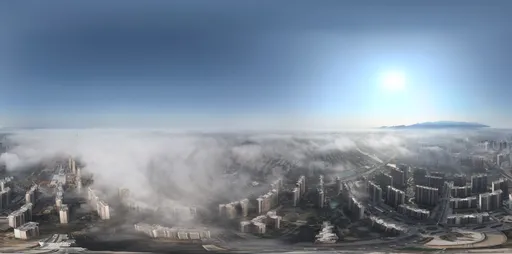 Highsky building fog clouds