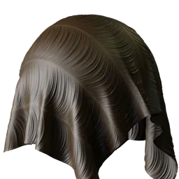 Curtain brown fabric